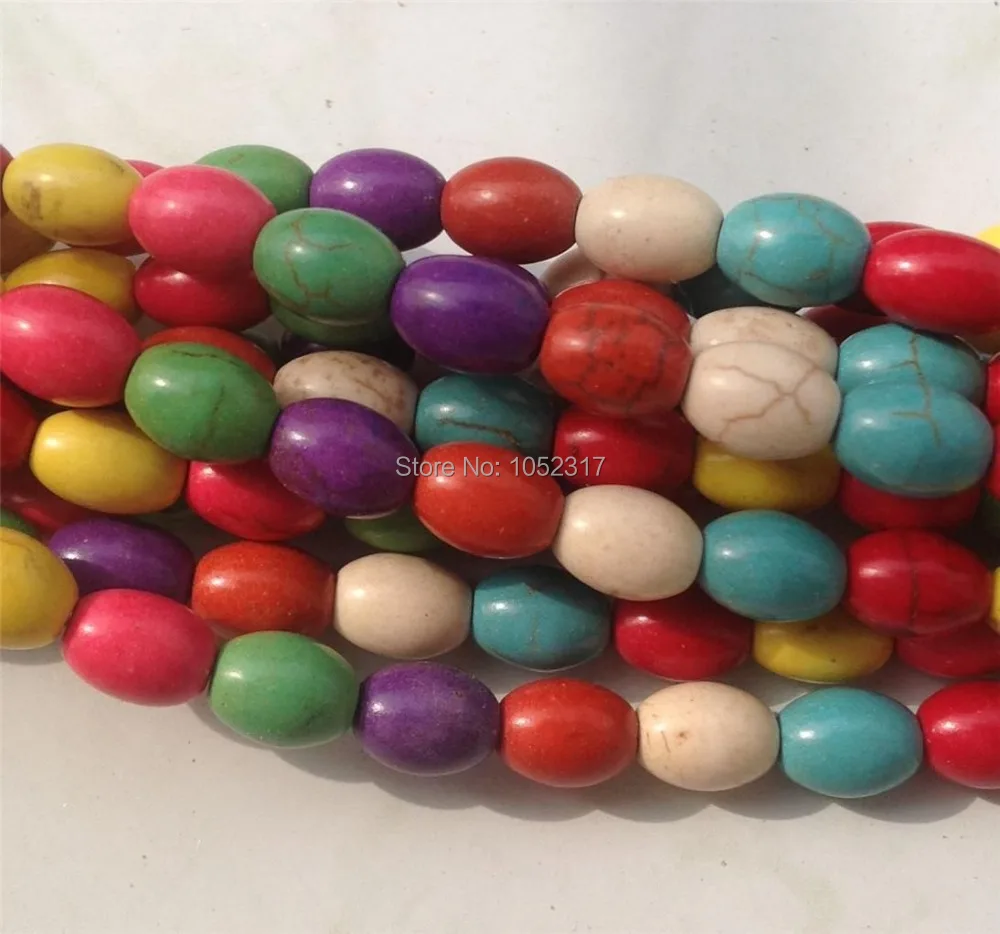 Оптовая продажа бусин 5-10 мм длина 40 см нитка бусины красочный камень Howlite