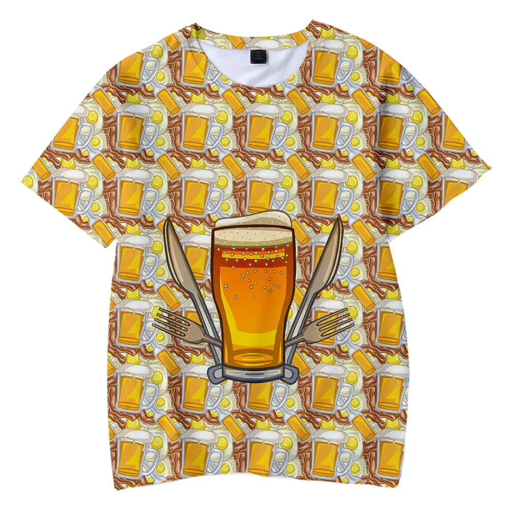 

Beer 3D Printed Children T-shirts Fashion Summer Short Sleeve Tshirt 2019 New Arrival Hot Sale Kids Trendy Streetwear Clothes