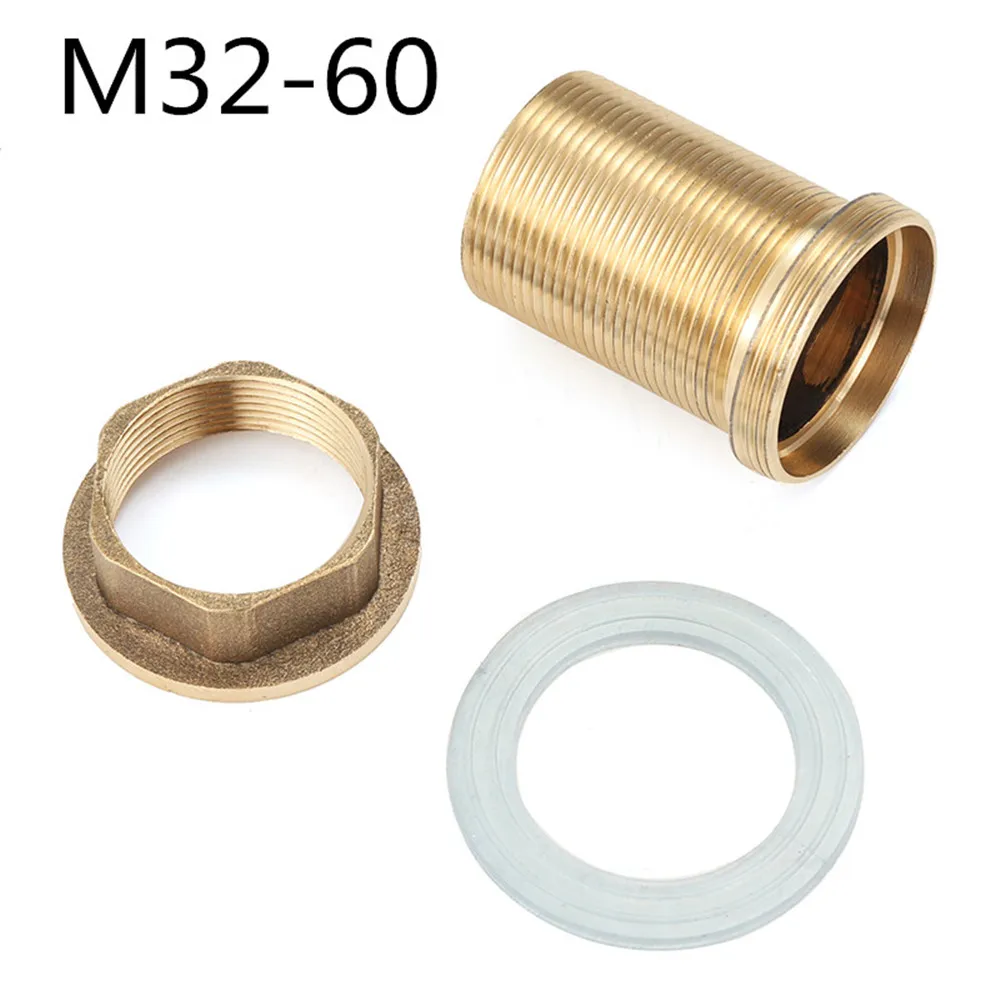 M32-60 Медный кухонный смеситель для раковины, Ремонтный комплект, кран с резьбой, латунная трубка, гайка, шайба, запчасти для дома, кухонный кран, аксессуары - Цвет: M32-60