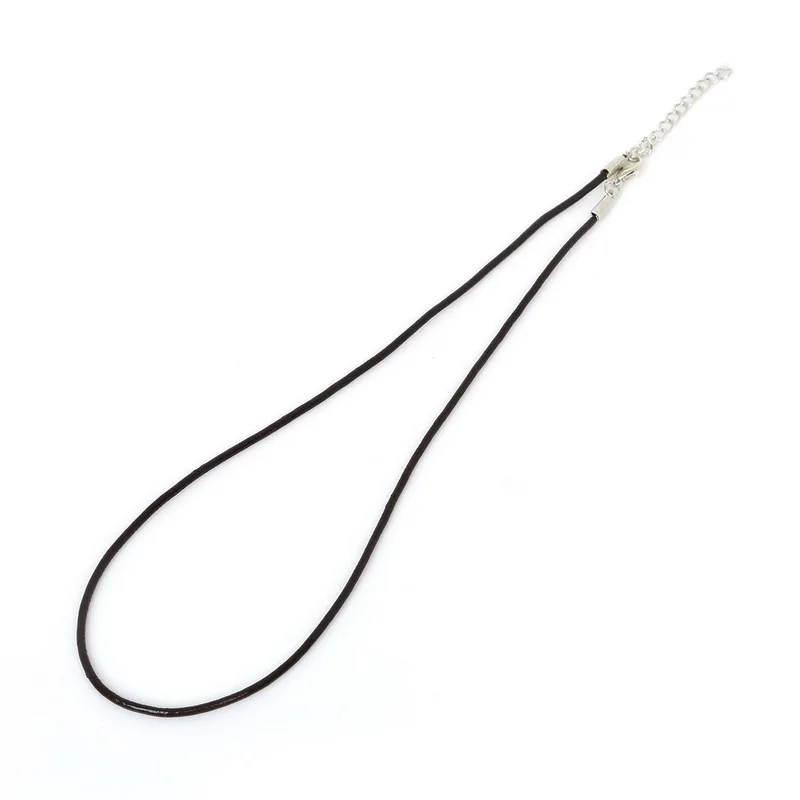 2 мм 5 шт. круглый регулируемый шнур из натуральной кожи цепочка подвеска ожерелье