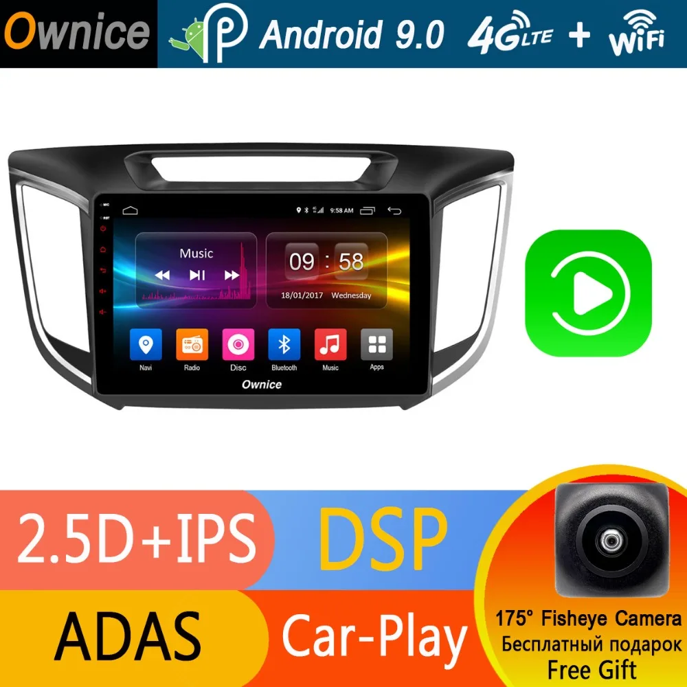 Автомобильный радиоприемник DVD плеер GPS навигатор экран 10 1 дюйма IPS Android 9 0