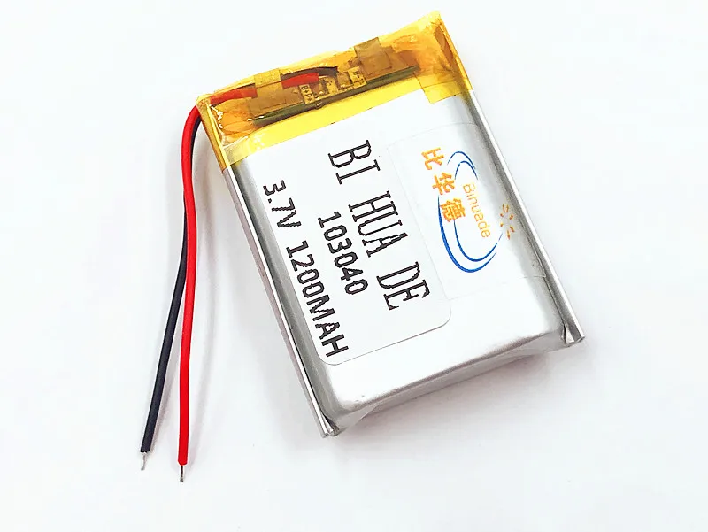 Литий полимерная аккумуляторная батарея 3 7 1200 в 103040 мач для MP3 MP4 GPS PSP mobile video game PAD e