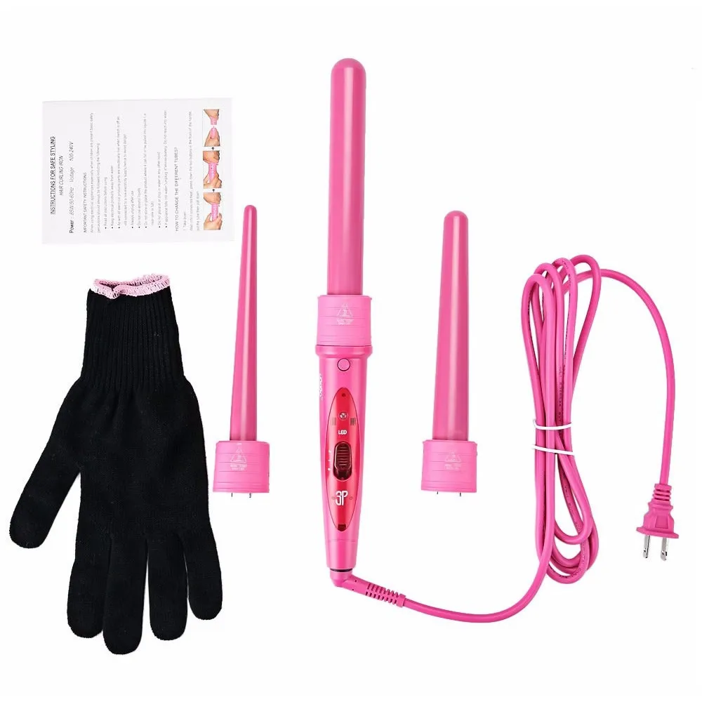 3 шт./комплект керамические щипцы для завивки волос|3 parts hair curler|curler setcurling iron |