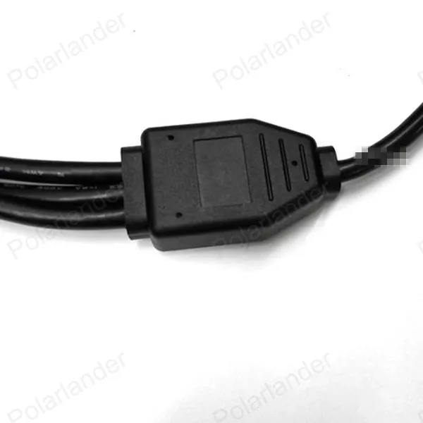 Лидер продаж кабель OBDII 50 см интерфейс OBD автомобильный адаптер разъем 16