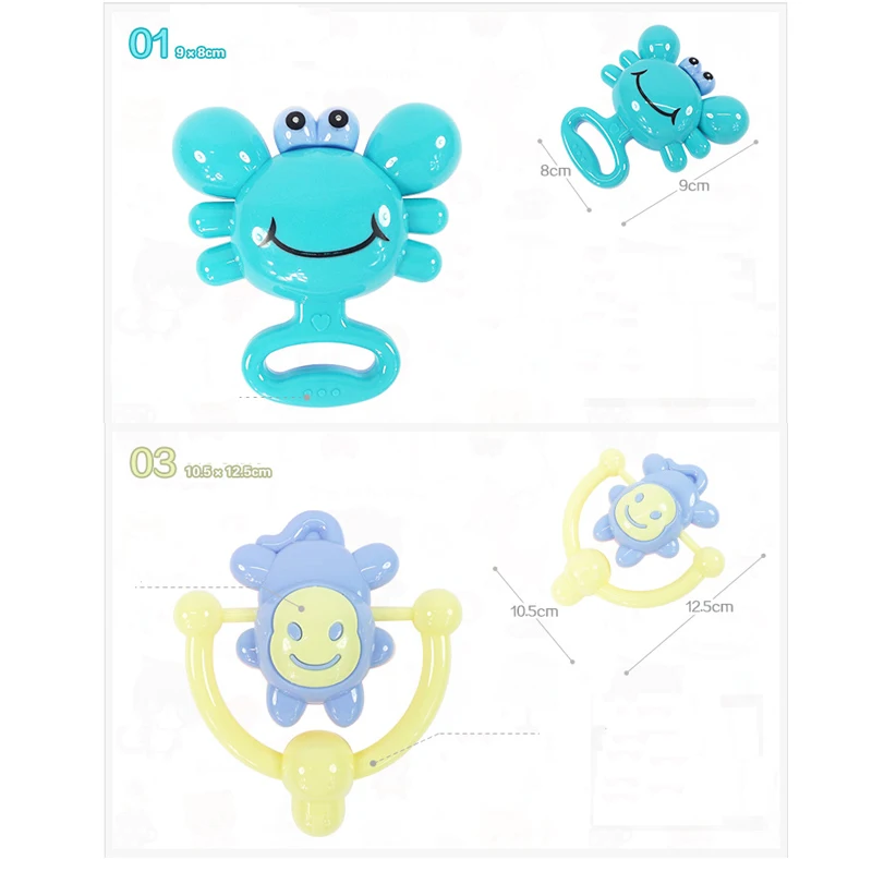 6 шт. детские погремушки для раннего развития|baby rattle|development toysshake bell |