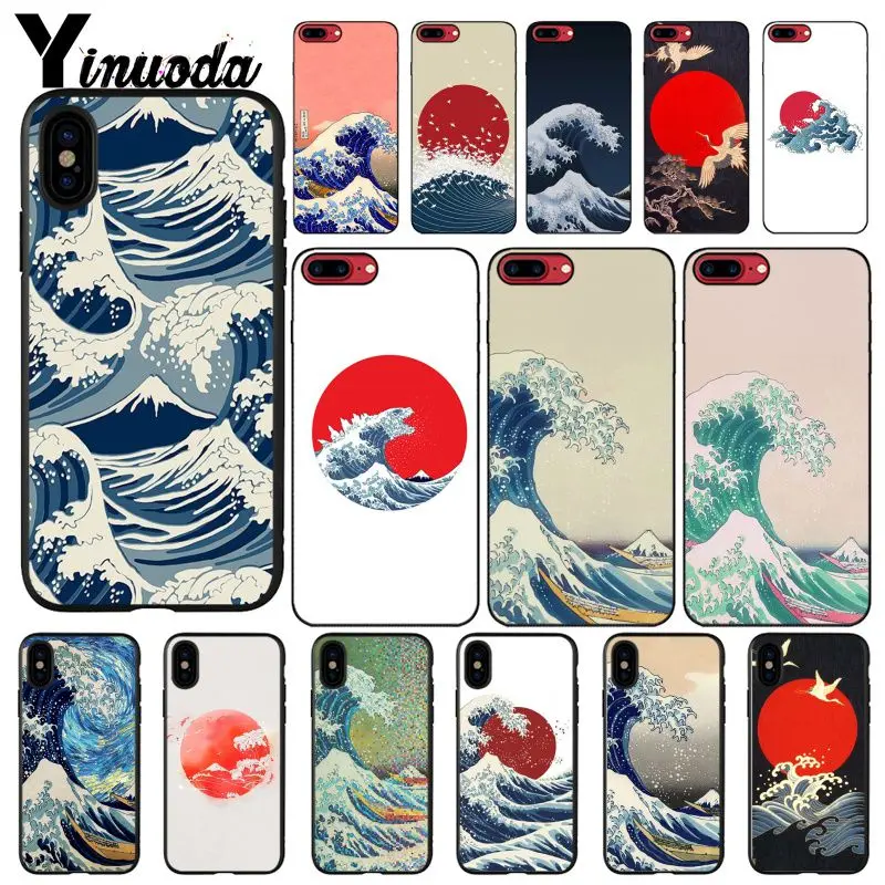 Чехол для телефона Hokusai Great Wave iphone 12 11 Pro Max 8 7 6 6S 6Plus X XS MAX 5 5S SE XR чехол | Мобильные