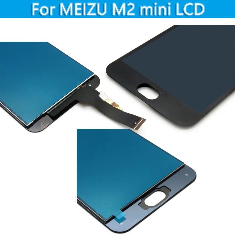 Оригинальный ЖК дисплей с рамкой для MEIZU M2/M2 Mini сенсорный экран качество AAA