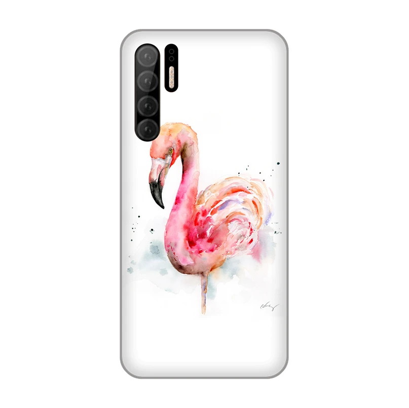 Модные летние Фламинго Love Силиконовые Мягкий ТПУ силиконовый чехол для Huawei P10