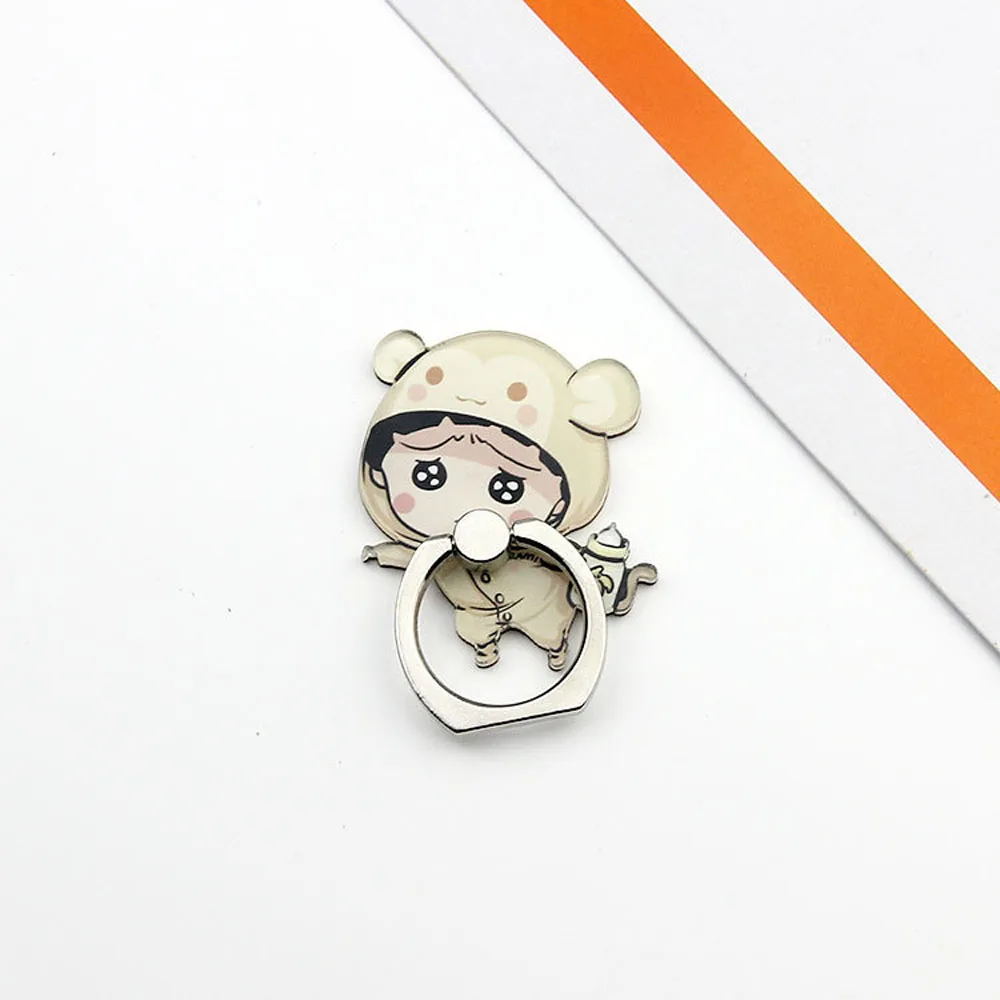 Couple Phone Ring Holder With Cute Dog Cat Funny Baby Cartoon Design Mobile Stand For Iphone X 6 Xiaomi Redmi Note Pro Bracket | Мобильные