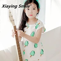 baby clothing spring children o neck short sleeve t shirt kid clothes fashion casual ice cream printing