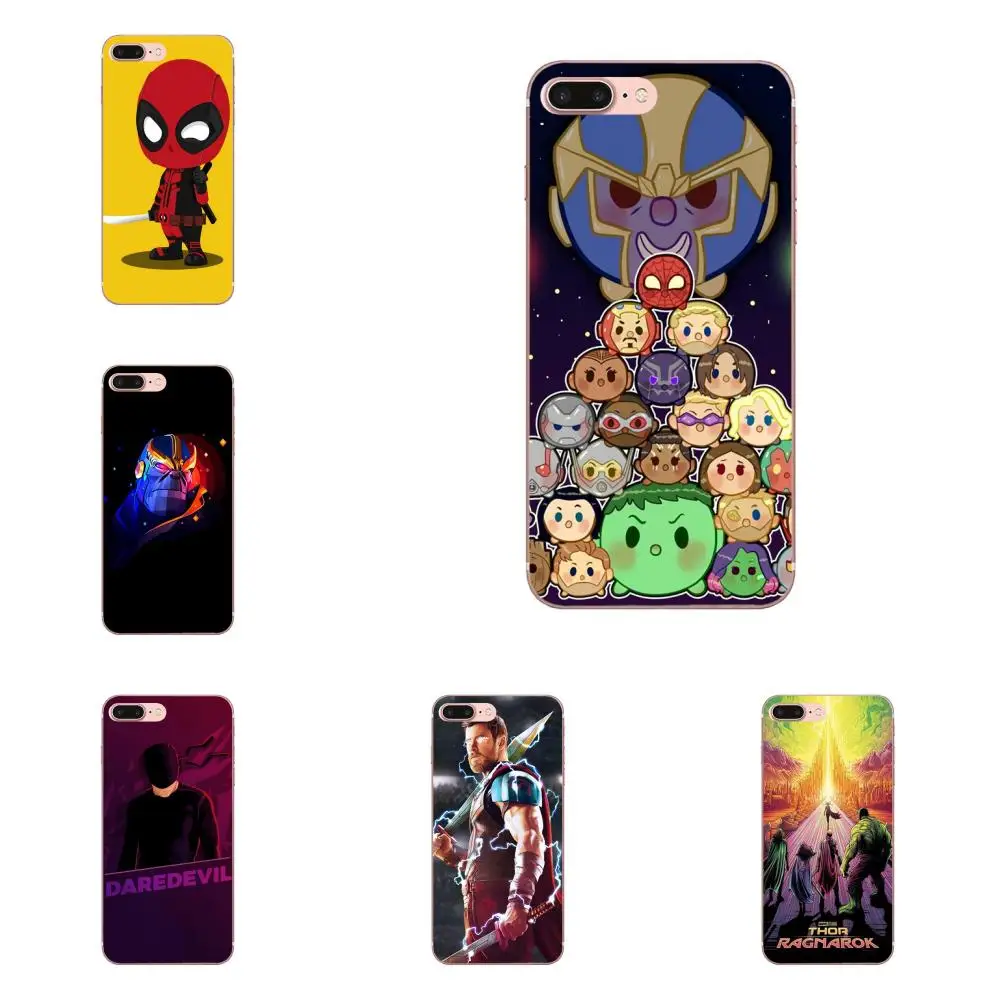 Soft Bags Cases Marvel Comics Daredevil Thanos For Galaxy Alpha Core Note 2 3 4 S2 A10 A20 A20E A30 A40 A50 A60 A70 M10 M20 M30 | Мобильные