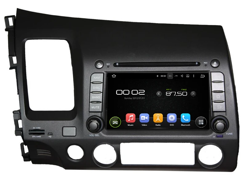 

7 "автомобильный dvd-плеер на основе Android с ТВ/BT GPS WIFI, аудио Радио стерео, автомобильный ПК/мультимедиа для Honda CIVIC 2006 2007 2008 2009