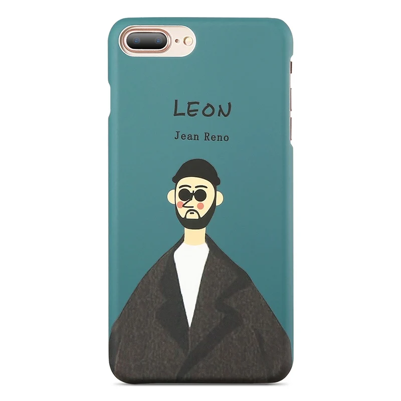 KISSCASE чехол для пары Killer Leon для iPhone 5 5S SE X XS Max XR чехол для iPhone X 6 6 S 7 8 Plus жесткая матовая поверхность из поликарбоната чехол на айфон 7 чехол на айфон 6 s Чехол для телефона Trend пары - Цвет: Man