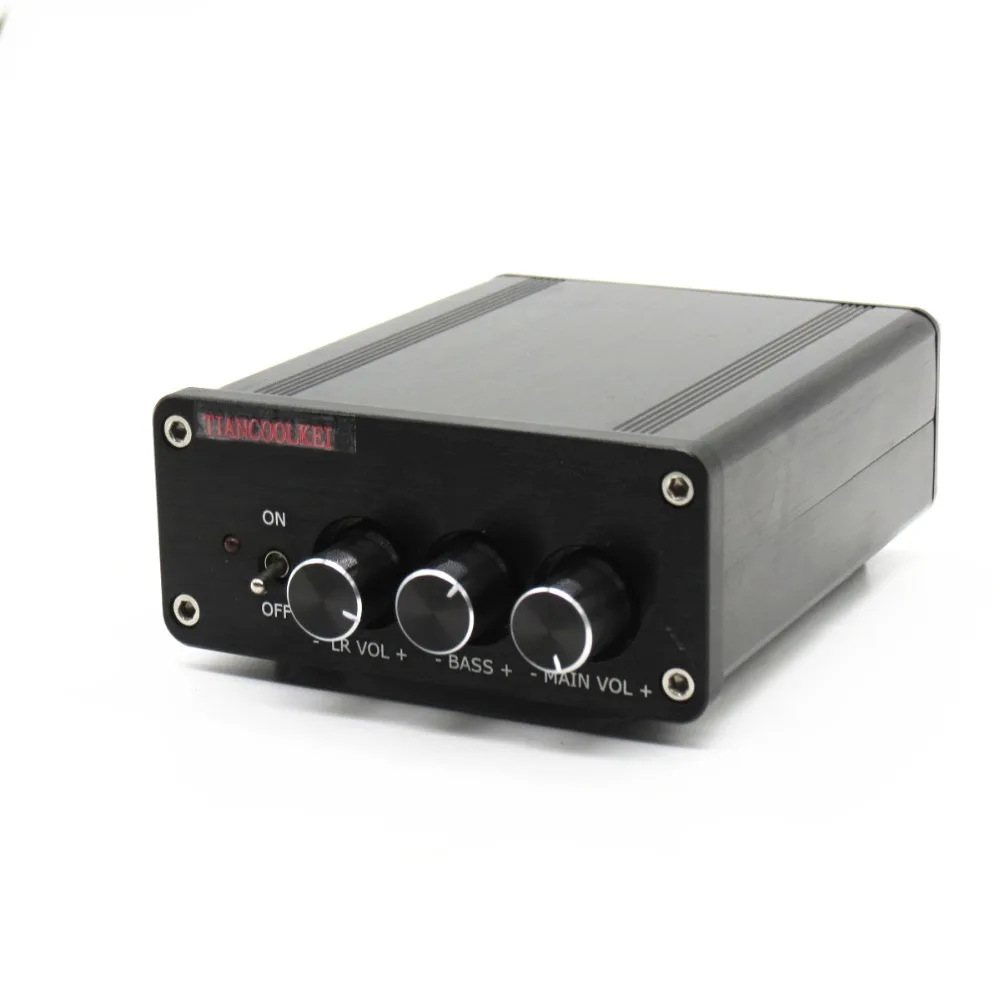 TIANCOOLKEI TC TPA3116 200 Вт домашний аудио и видео 2 1 канальный цифровой усилитель с 100