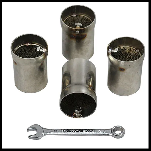 Универсальный 48 мм передний средний конец катализатор дБ убийца для мотоцикла