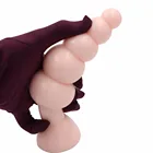 YEMA силиконовая вагинальная G-spot Стимуляция бусинами Анальная пробка простата массажные секс-игрушки для мужчин и женщин