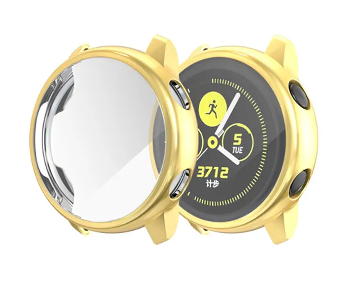 Экран протектор чехол для samsung galaxy watch active 2 ультра-тонкий мягкий силиконовый чехол для полной защиты чехол для galaxy Активный 40/44 мм