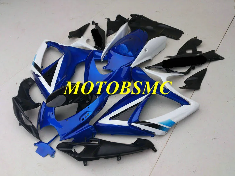 Комплект обтекателей для мотоцикла GSXR600 750 K6 06 07 GSXR 600 GSXR750 2006 2007 ABS верхний белый
