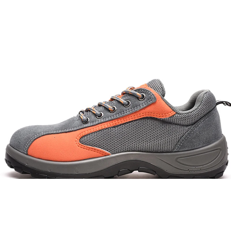 Мужская Рабочая безопасная обувь Открытый стальной носок военный ботинки