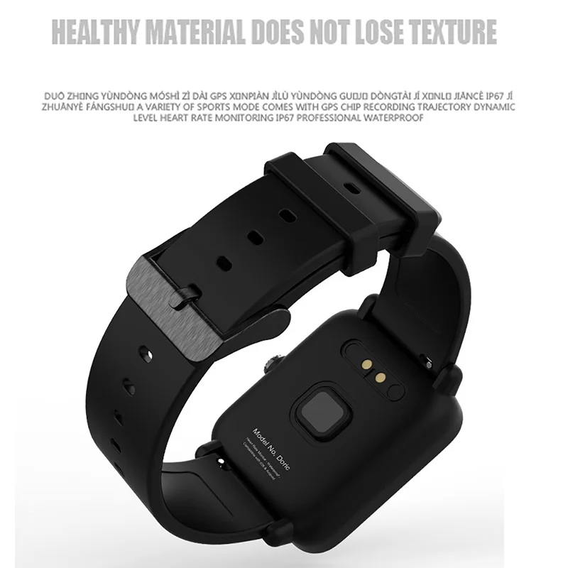 Smartwatch Men's Heart Rate Monitor Smart Watch Calorie Sport Bracelect Women Man Wrist Intelligent Bluetooth Waterproof | Наручные