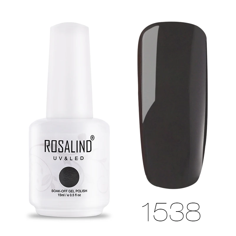 RH1538 ROSALIND гель 1S 15 мл Гель-лак замачиваемый лак для ногтей 1534-1864 полувернис постоянный УФ светодиодный Гель-лак - Цвет: RH1538