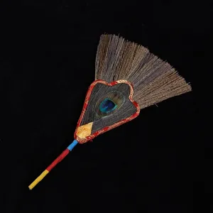 Тантрической буддистский Тибетский Дхарма-судно розовый Reineckea травы изысканный в виде павлиньих перьев сатин бумба поддержки широкого сбыта липких обувей подошв специальное предложение