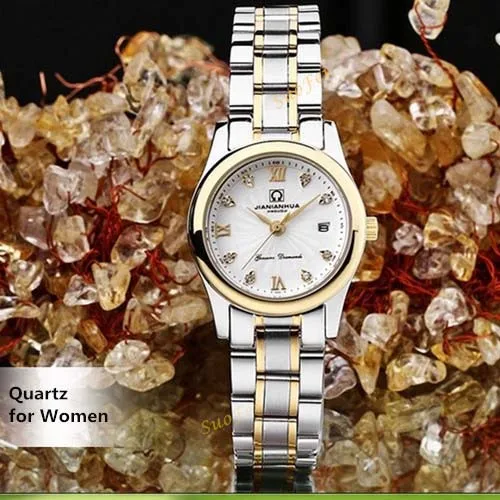 Карнавал rhinestone мода случайных платье золотой любителей полный стали смотреть дамы алмаз военное водолазное sprots часы люксовый бренд - Цвет ремешка: white for women