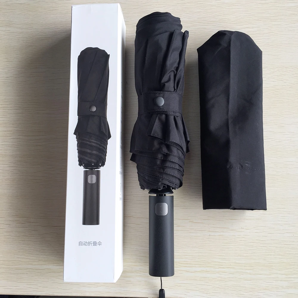 Xiaomi Mijia автоматический Um-brella складной и открывающийся зонтик дистанционное управление ветрозащитный водонепроницаемый для солнечных дождливых дней анти-УФ