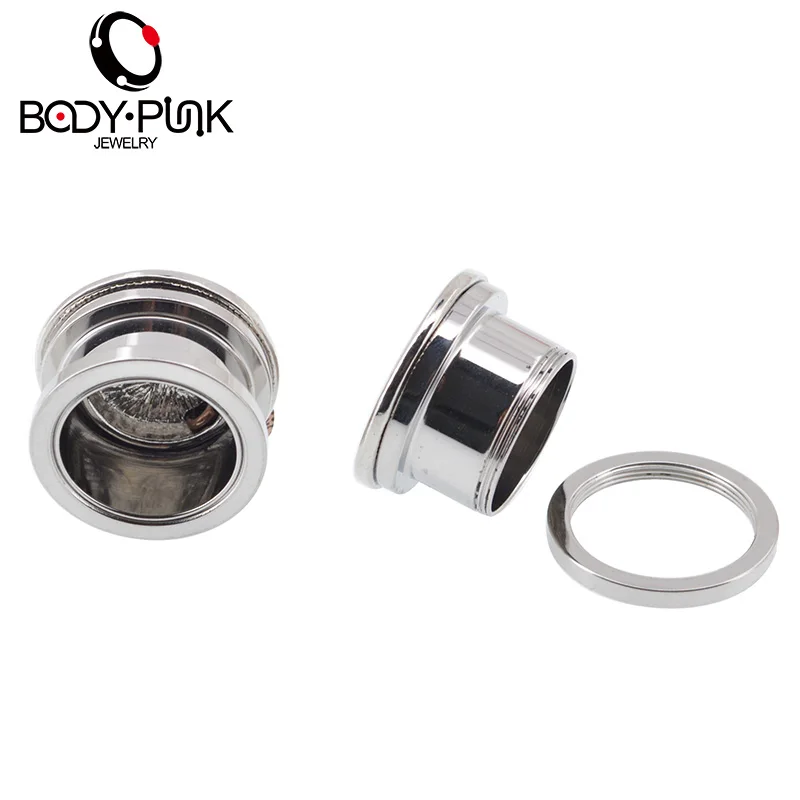 2 шт. туннели из нержавеющей стали с заглушками для пирсинга|plugs and tunnels|body piercing