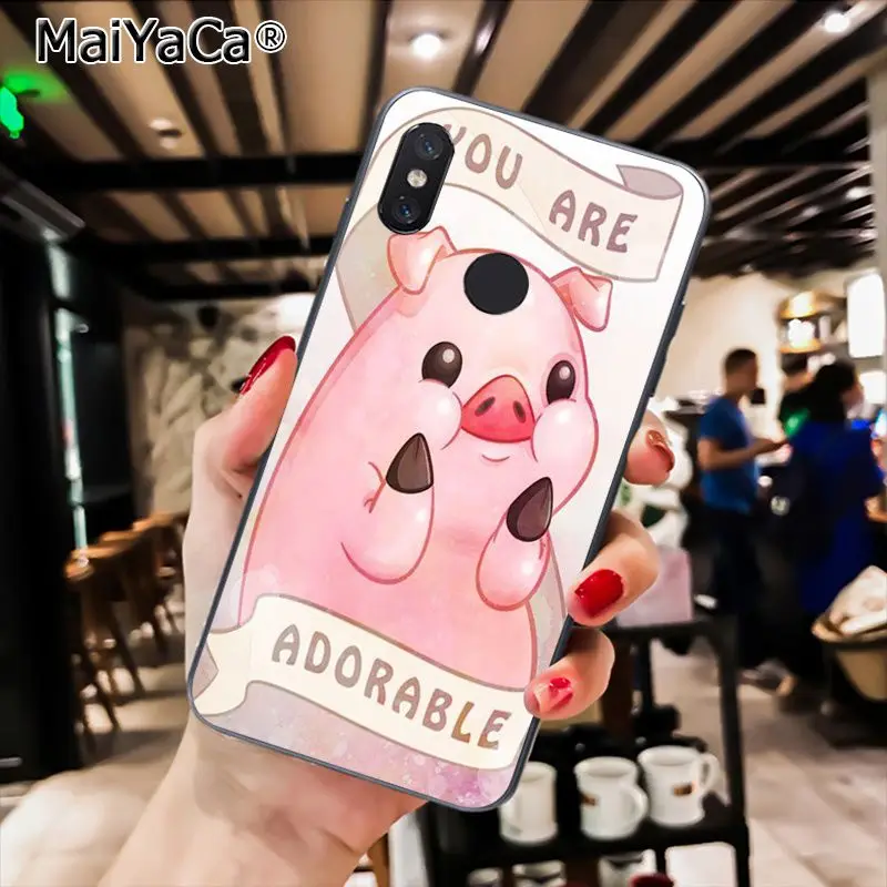 A12 MaiYaCa Гравити Фолз поросенок силиконовый чехол для телефона для Xiaomi Redmi8 4X 6A S2 7A 5A Redmi 5 5Plus Note5 7 Note8pro - Цвет: A12