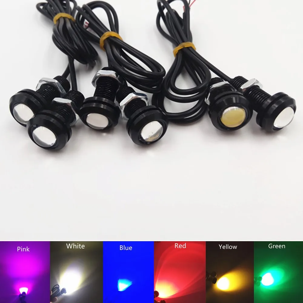 CSCSNL 10 шт./упак. 18/23 MM Led DRL Дневной свет Габаритные огни заднего хода парковочная
