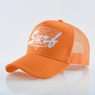 ORANGE2 TQMSMY летняя сетчатая Кепка с принтом для серфинга, Мужская бейсболка для женщин, Кепка для водителя грузовика, кепки для мужчин, дизайнерская Повседневная Кепка s TMA09 - Цвет: ORANGE2