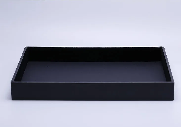 Новинка 2016 черный кожаный сетчатый Браслет 40 демонстрационный лоток для часов