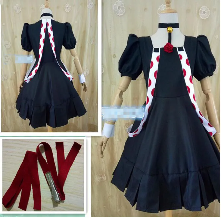 

Anime! Tokyo Ghoul Juzo Suzuya/Rei 4th Gothic Uniform Cosplay Costume Lolita Lovely Dress Custom-made Size Free Shipping