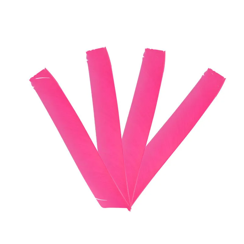 color 11 30pcs Turkey Arrow Feathers Full Length Irregular Feather Archery DIY Handmade Natural Fletching Left Wing Shooting Accessories - Цвет: color 11