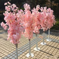 colorful artificial cherry blossom tree roman column road leads wedding mall opened props iron art flower doors 36yl gg