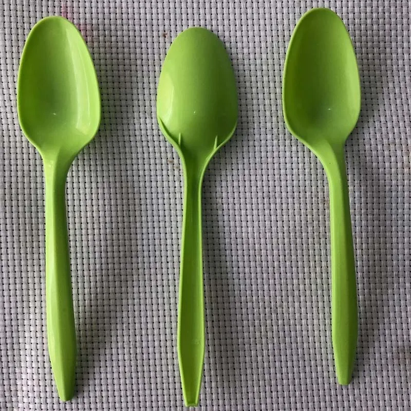16 шт. в упаковке светильник зеленый Пластик посуда одноразовых ложек День