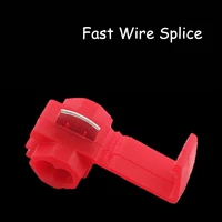 100pcs free shipping new high quality 50pcsset scotch lock quick splice 22 18 awg wire connector free broken line terminals