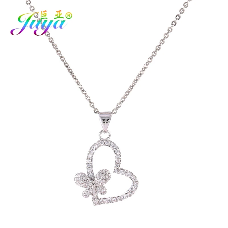 Juya Micro Pave Цирконий Для женщин модные Цепочки и ожерелья s ручной работы