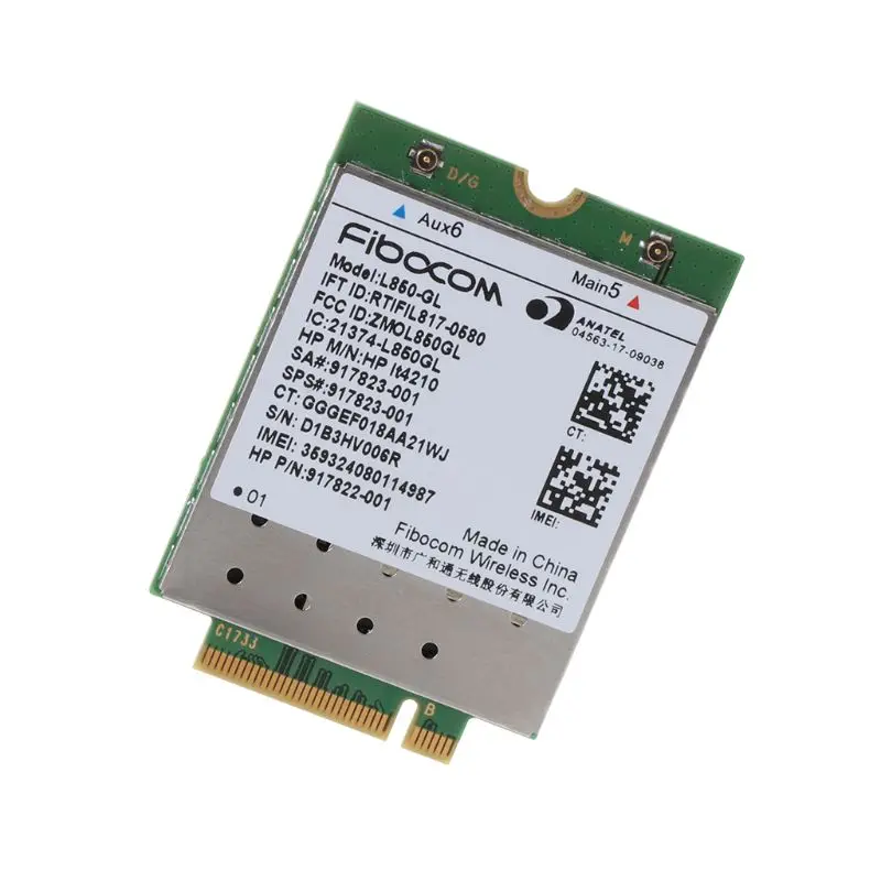 L850-GL для HP LT4210 Fibocom карты беспроводной 917823-001 WWAN мобильный модуль 4G LTE NEU |