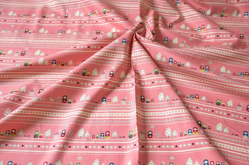Half-Meter Japanese Kokka Oxford Cotton Fabric Patchwork Quilting Textile For Sewing Doll A | Дом и сад