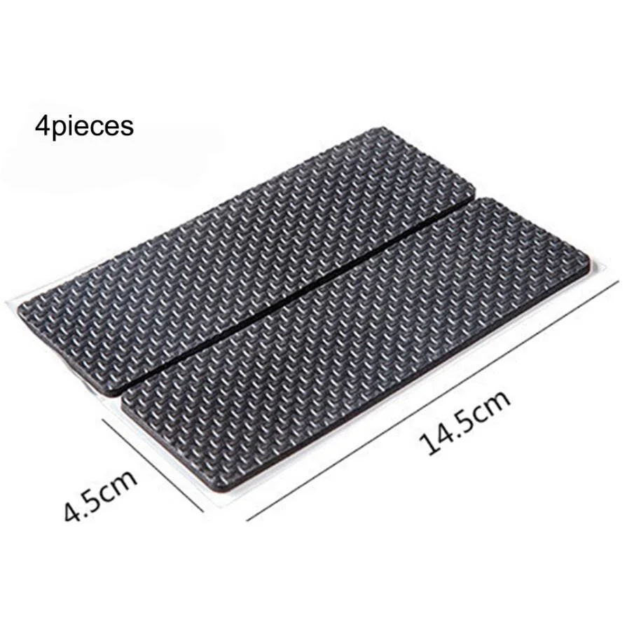 Rectangle(4pcs) Резиновый противоскользящий коврик для царапин, для ремонта мебели, защита для пола, набор для стула/стола/деревянные защитные подстилки - Цвет: Rectangle(4pcs)