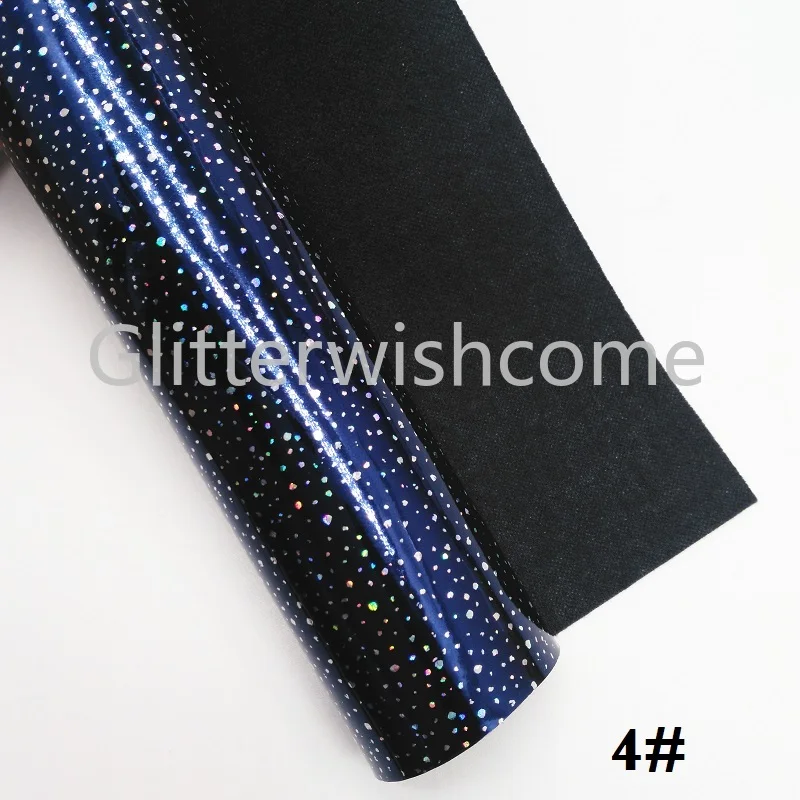 Glitterwishcome 21X29 см A4 размер винил для бантов Радужное тиснение Алмазная кожа Fabirc искусственная кожа листы для бантов, GM300A