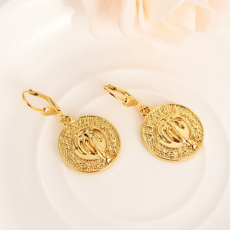 Новинка золотые ювелирные изделия подвеска свадебная капля earringJamaicaPortuga/trinidad/Guyana