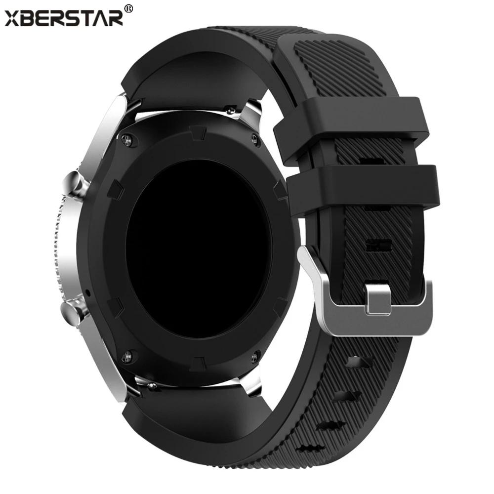 22 мм спортивный силиконовый ремешок для наручных часов Samsung Galaxy Gear S3 классический