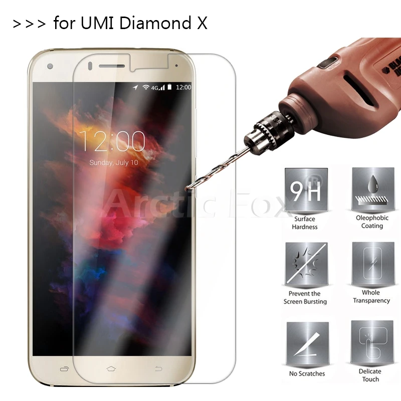 10 шт./лот Премиум закаленное Стекло для UMI Diamond X Экран протектор Закаленное