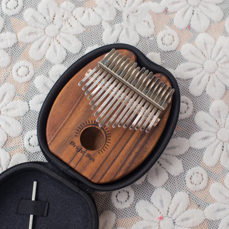 

17 Key Kalimba 17 African New Pattern Creative Thumb Piano Finger Percussion Keyboard Music Instruments Kids Marimba Wood