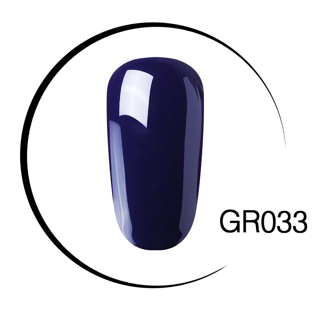 GR033 Elite99 Гель-лак для ногтей высокого качества для маникюра, салонов, 10 мл, зеленый цвет, отмачиваемый органический УФ-светодиодный Гель-лак для ногтей - Цвет: GR033