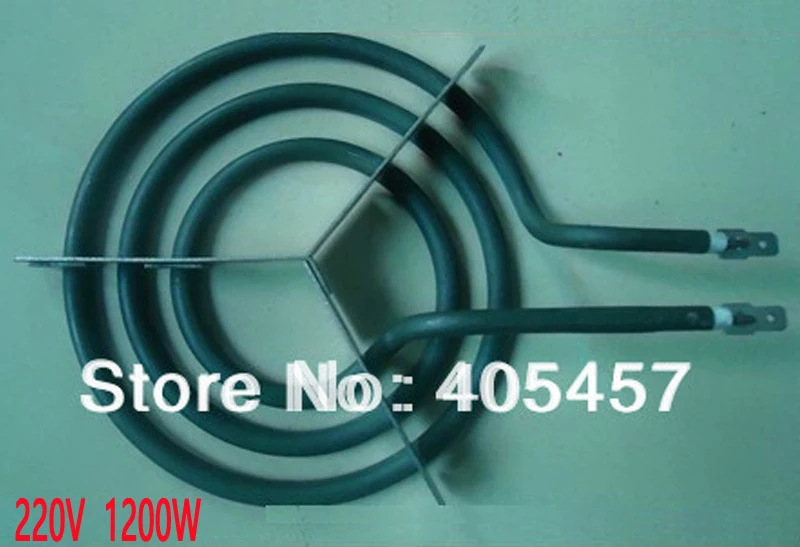 

1200W stove surface burner heating elements with tripod,3 rings mosquito coil type oblate heater tube