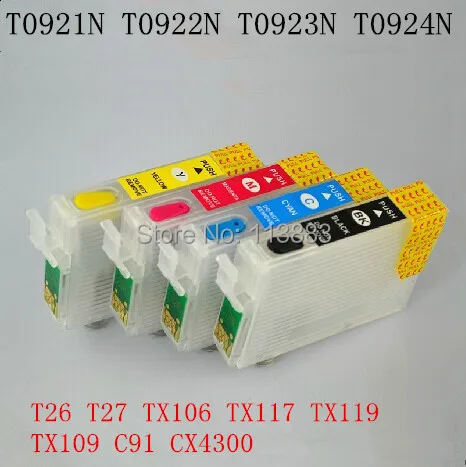 Картридж для принтеров EPSON T26 T27 TX106 TX117 TX119 TX109 C91 CX4300 | Компьютеры и офис
